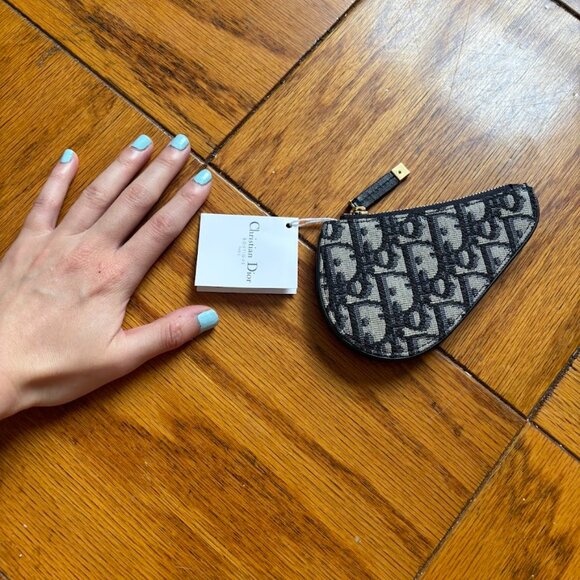 NWT Dior Trotter Saddle Coin Case Wallet - Picture 5 of 5
